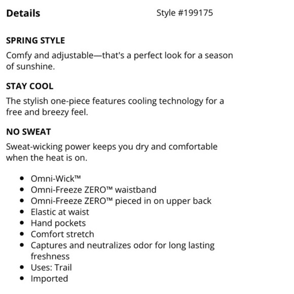 Columbia Women’s Alpine Chill Zero Romper in Black - Picture 11 of 12